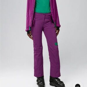NWT Gorgeous Purple J Lindeberg Watson Ski Pants Size Medium